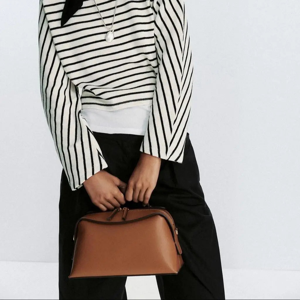 WOMEN'S OBLONG CANVAS CITY BAG, Luxury Designer New in Handbags, Casual Totes Crossbody Bag for Women Everyday Style