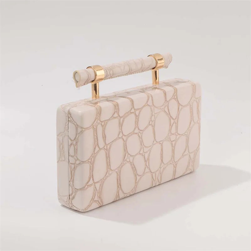 XMESSUN Women New Acrylic Evening Clutch Bag,Fashion Designer Female Wedding Party Pouch Bag Ladies Chain Shoulder Crossbody Bag