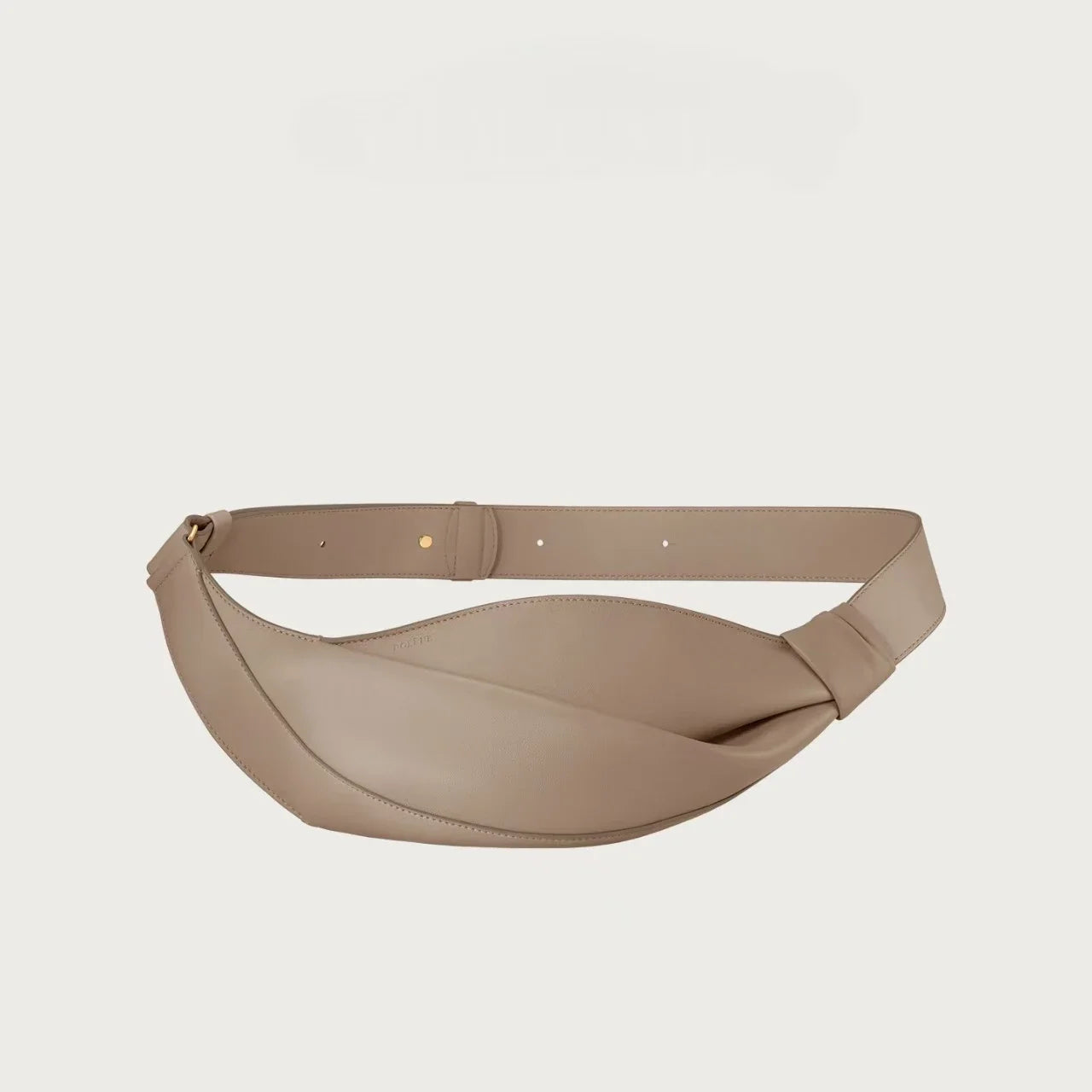 New large capacity pillow shaped personalized niche travel smooth cowhide crossbody bag