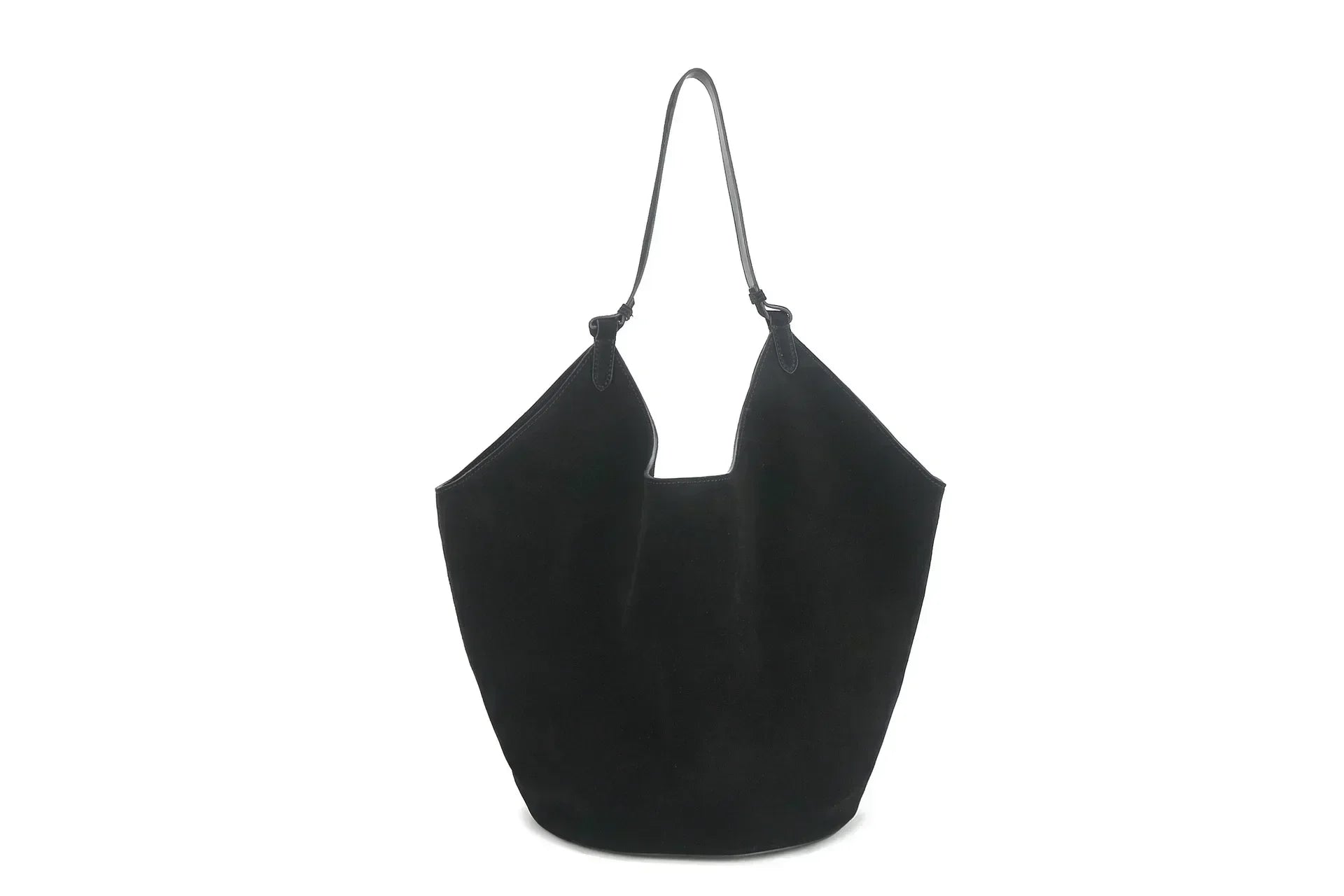 2023 Autumn and Winter Handbag Genuine Leather Dumpling Bucket Bag Niche Shoulder Tote