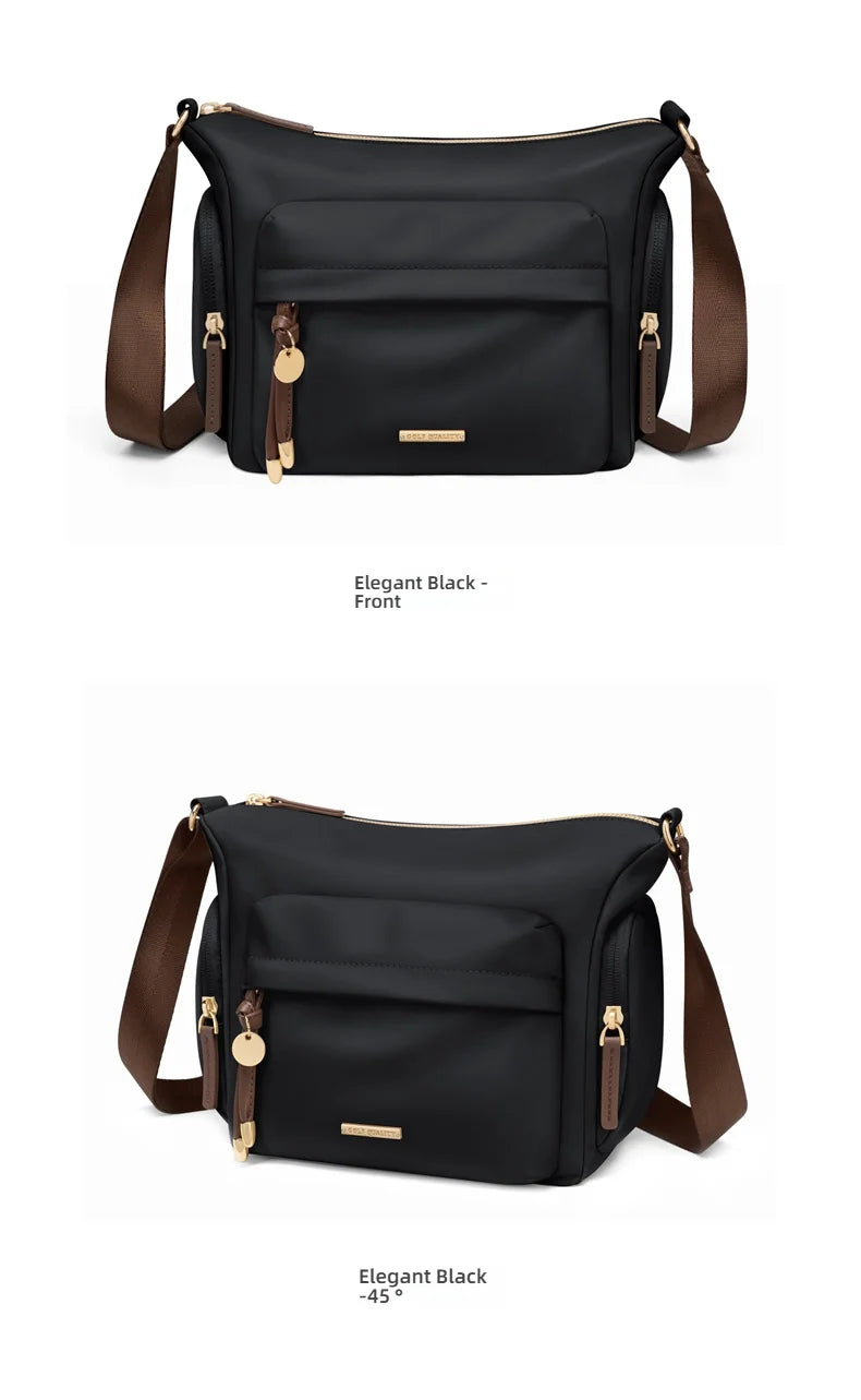 GOLF Quality Women's Waterproof Oxford Crossbody Bag Casual Multifunctional Shoulder Messenger Handbag Fashionable Sling Bag