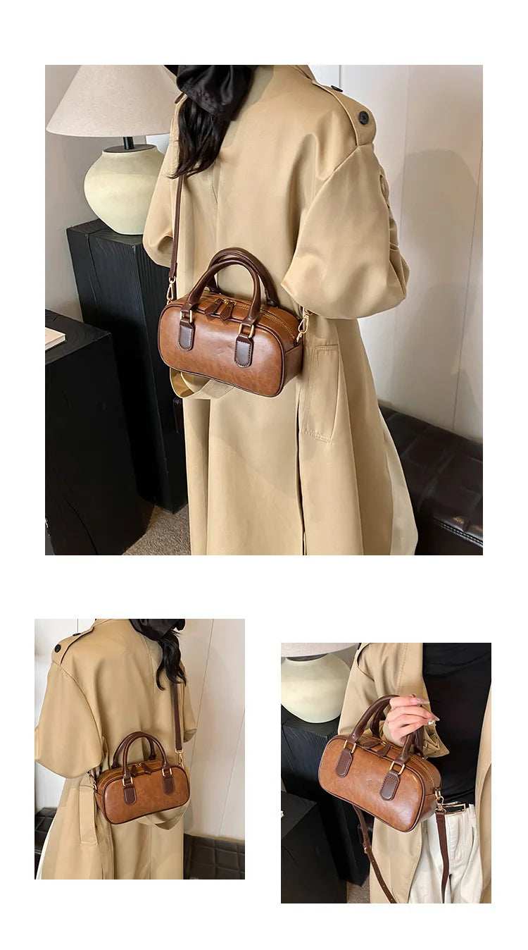 New Fashionable Classic Style Square Shoulder Crossbody Bags Solid Zipper Popularity Sense of Luxury Handbags for Women 2025 Hot