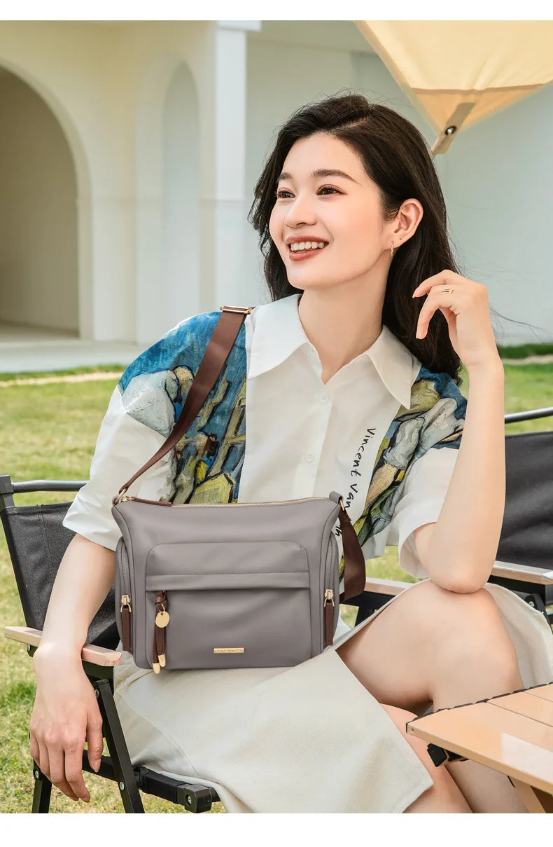 GOLF Quality Women's Waterproof Oxford Crossbody Bag Casual Multifunctional Shoulder Messenger Handbag Fashionable Sling Bag