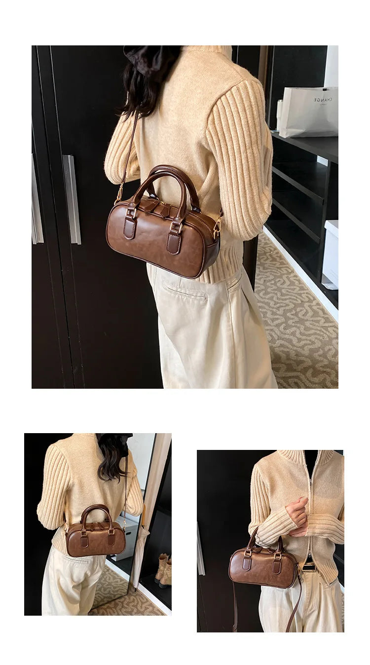 New Fashionable Classic Style Square Shoulder Crossbody Bags Solid Zipper Popularity Sense of Luxury Handbags for Women 2025 Hot