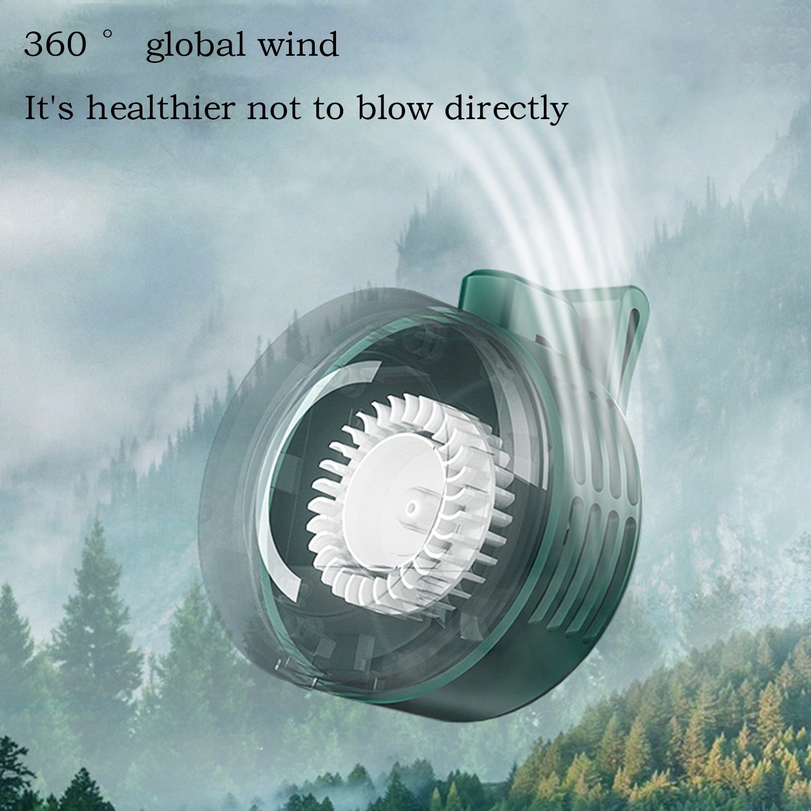 ClipBreeze™ Portable Bladeless Fan